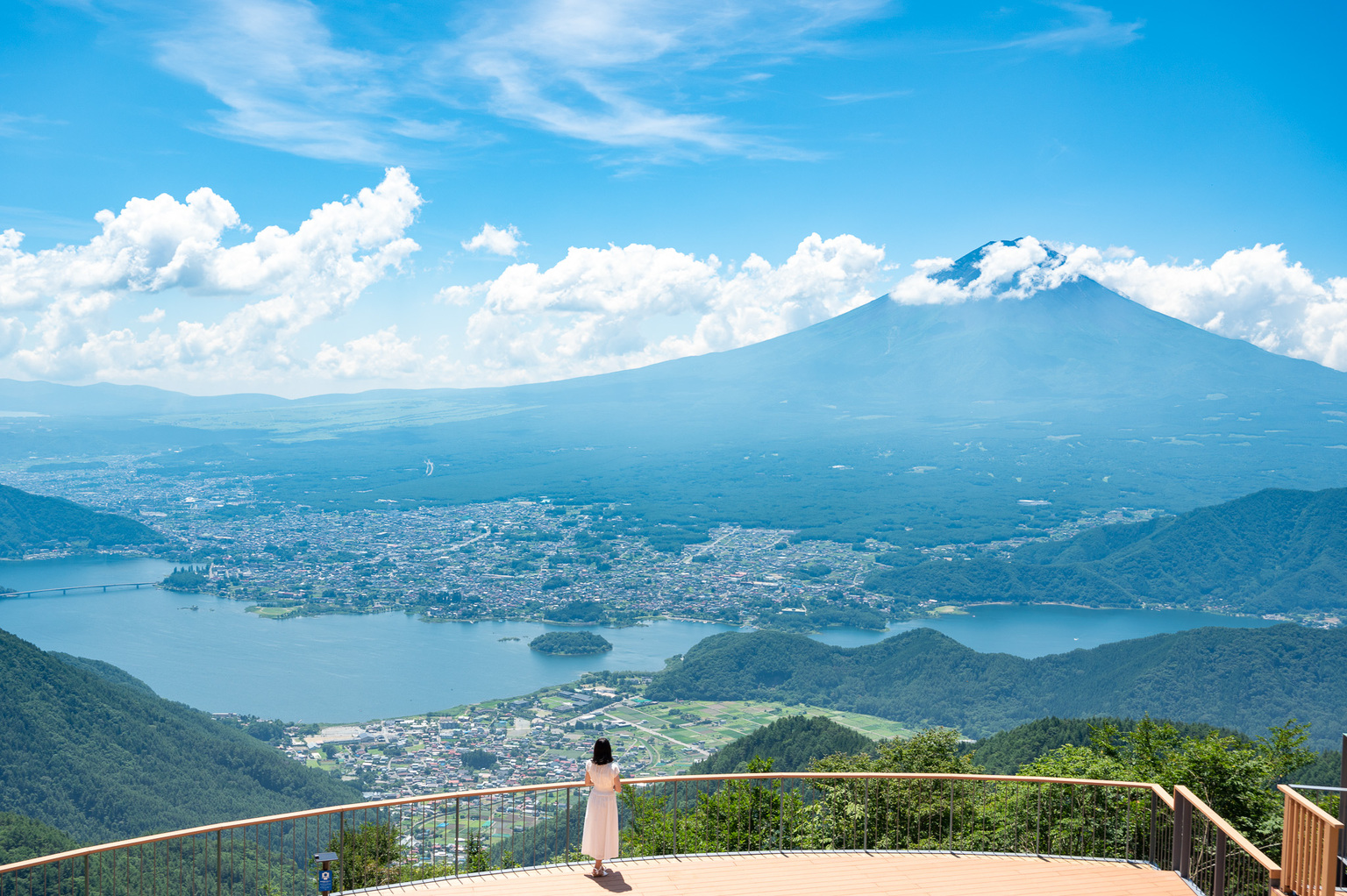 笛吹市・石和温泉の風景